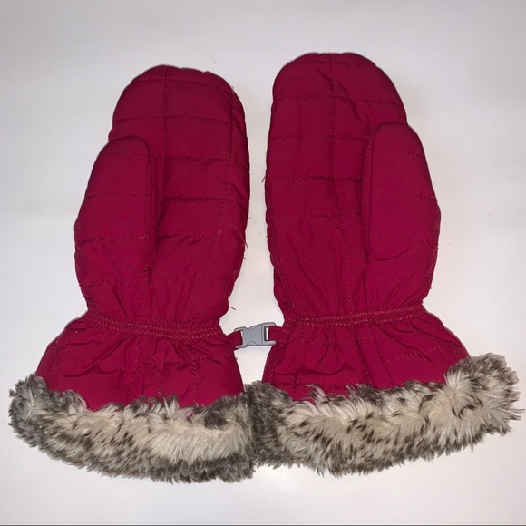 Rare Pink LL Bean Goose Down Puffer Coat & Mittens - Picture 15 of 16